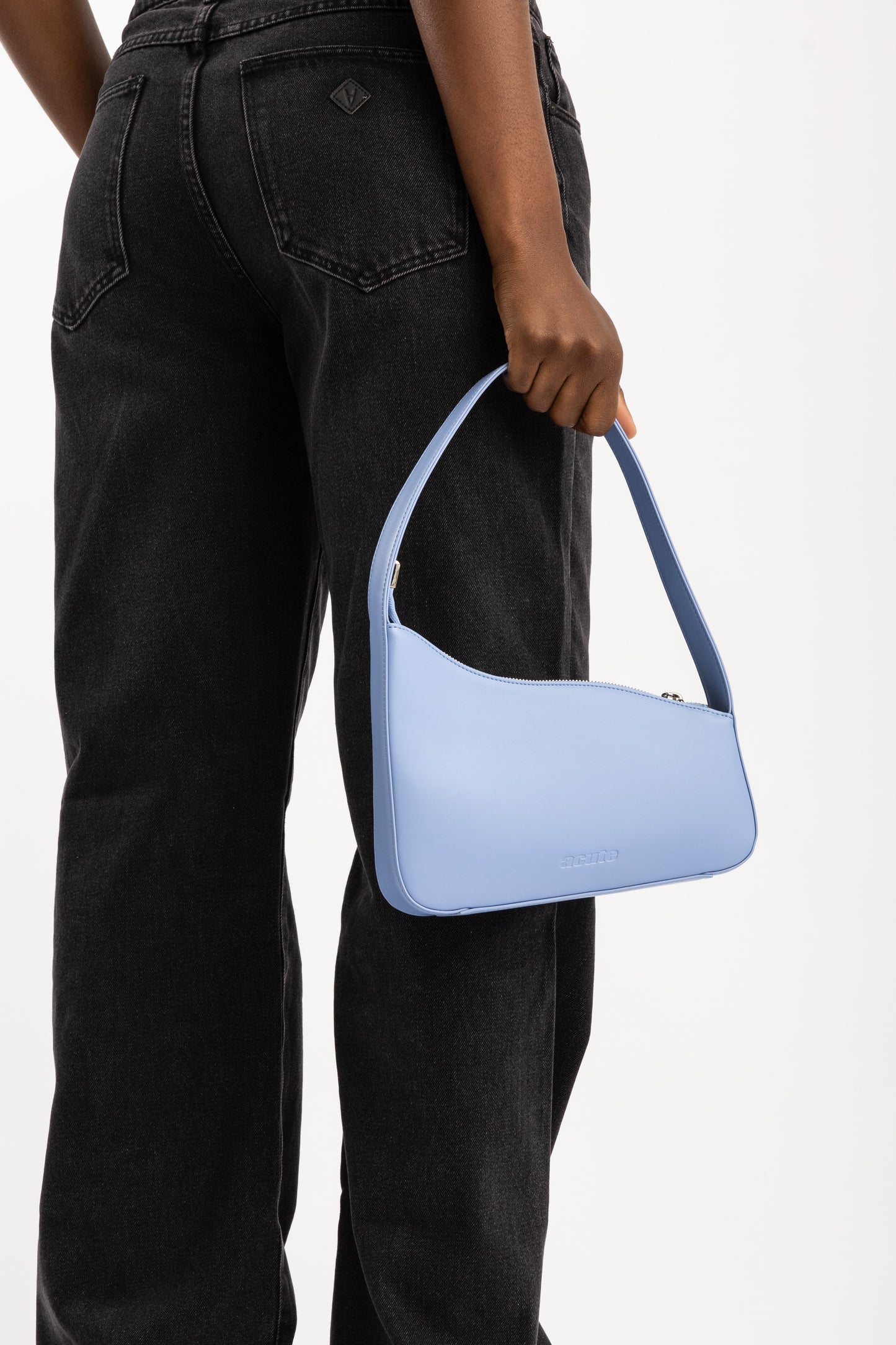 Wave Shoulder Bag in Muted Blue