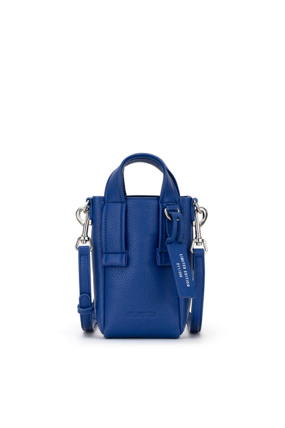 Limited Edition: Mini Tote in Deep Blue Pebble