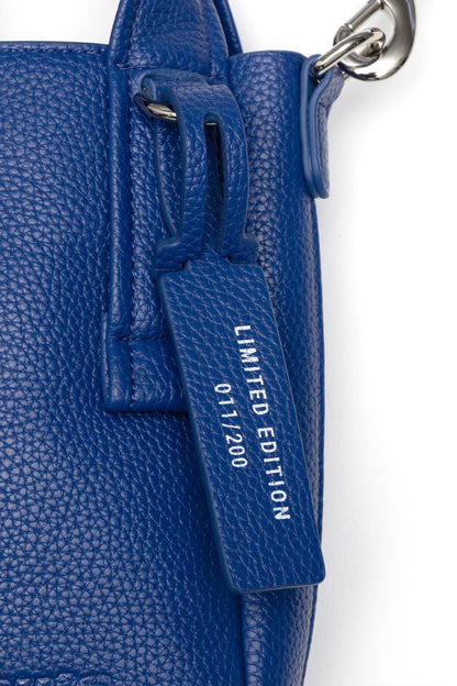Limited Edition: Mini Tote in Deep Blue Pebble