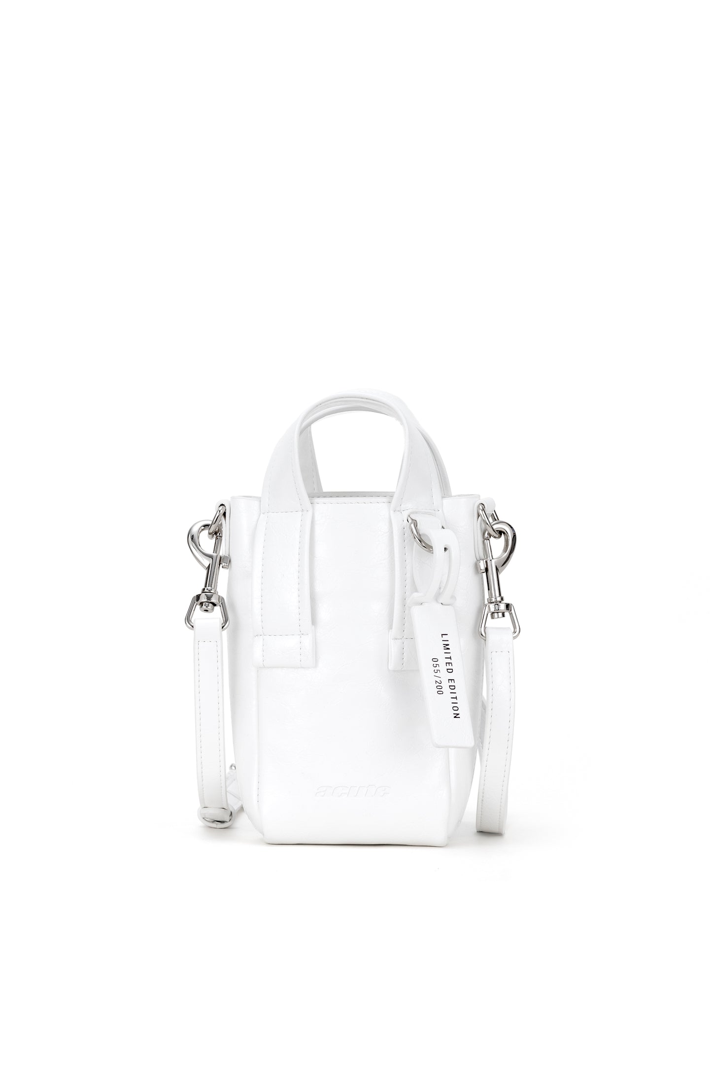 Limited Edition: Mini Tote in White Crinkle