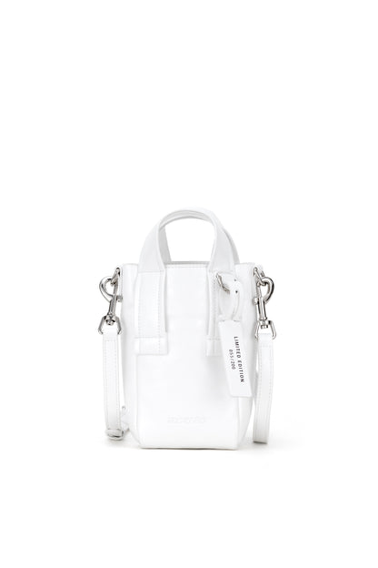 Limited Edition: Mini Tote in White Crinkle