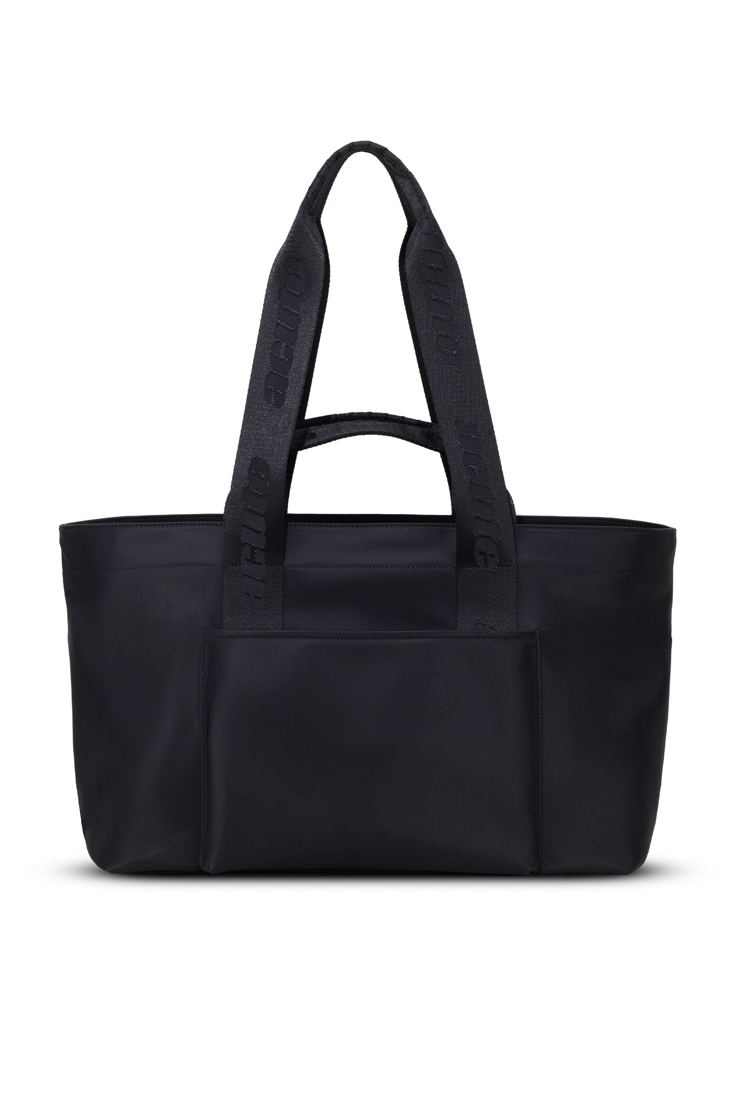 Large Recycled Nylon Tote in Black